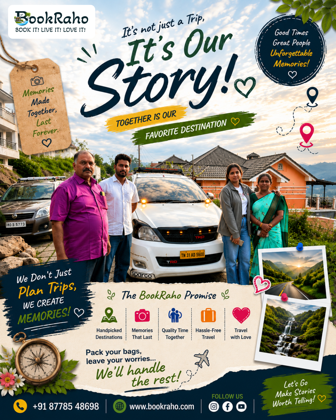 Family Trip enjoying a kodaikanal trip planned with BookRaho